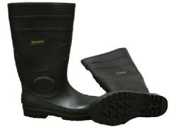 16" Black Steel Toe Boot